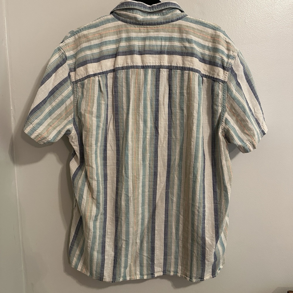 Vintage Y2K American Eagle Short Sleeve Button Down Men's Shirt Size L - Picture 5 of 6